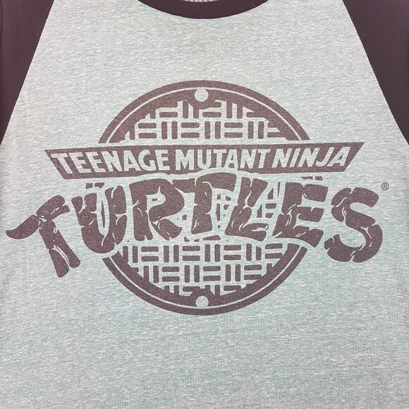 Vintage NICKLEODEON Teenage Mutant Ninja Turtles Tee Shirt Medium US M Green - Picture 2 of 10